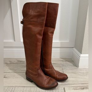 Frye Over the Knee Leather Boots